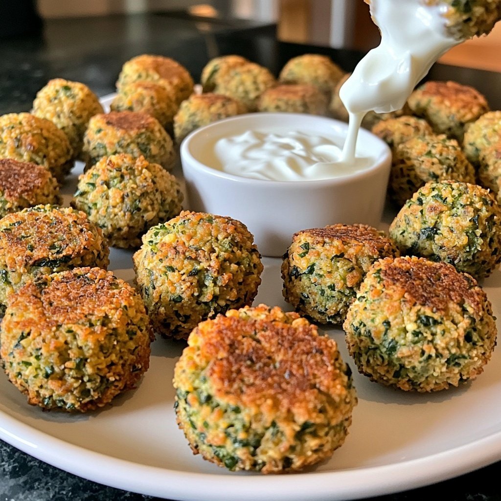 Falafel mit Joghurt-Dip