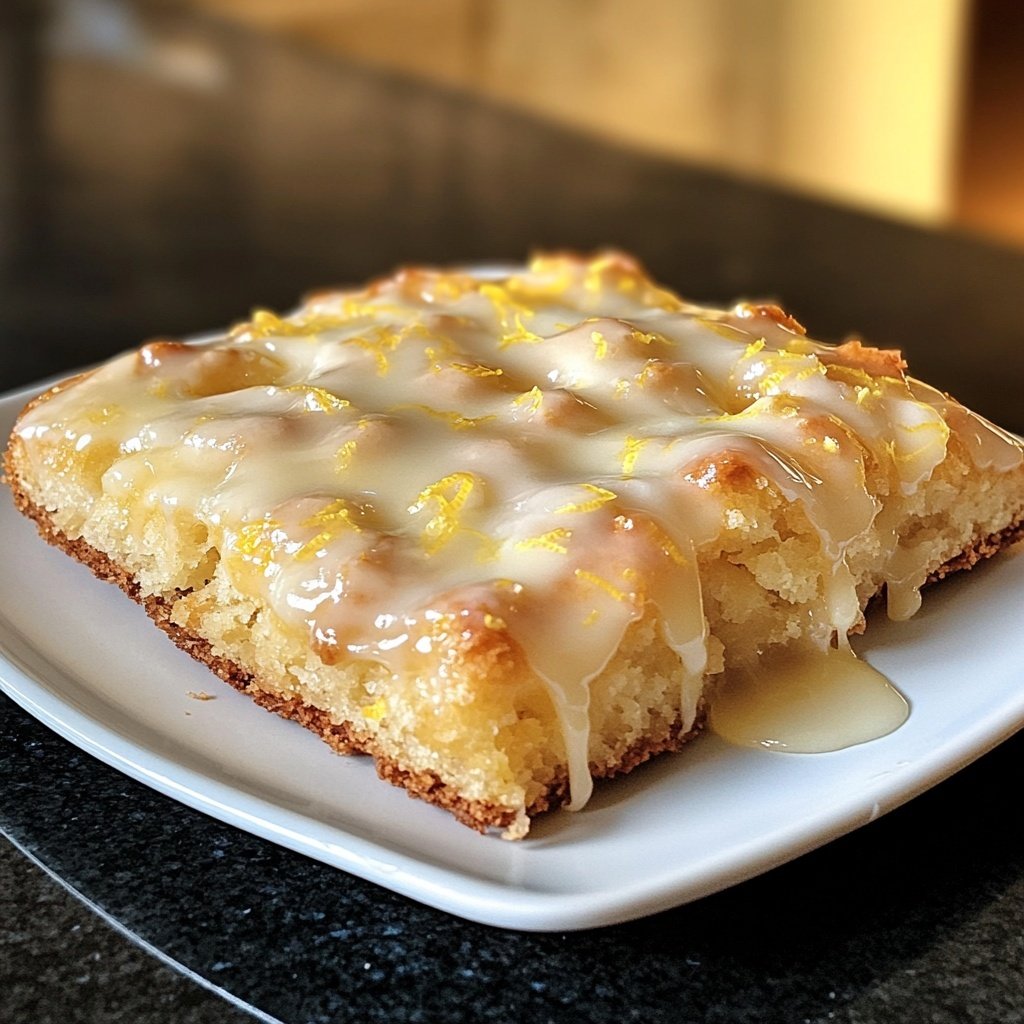 Zitronenkuchen saftig