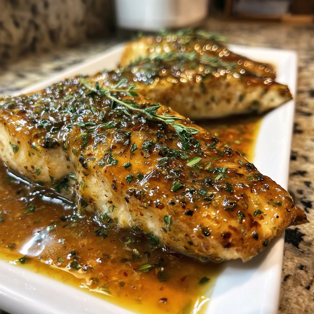 Lachsfilet mit Honig-Senf-Sauce