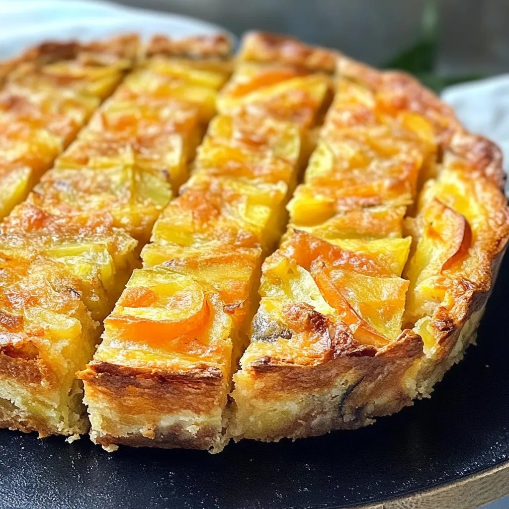 Gemüsekuchen mit Kartoffeln