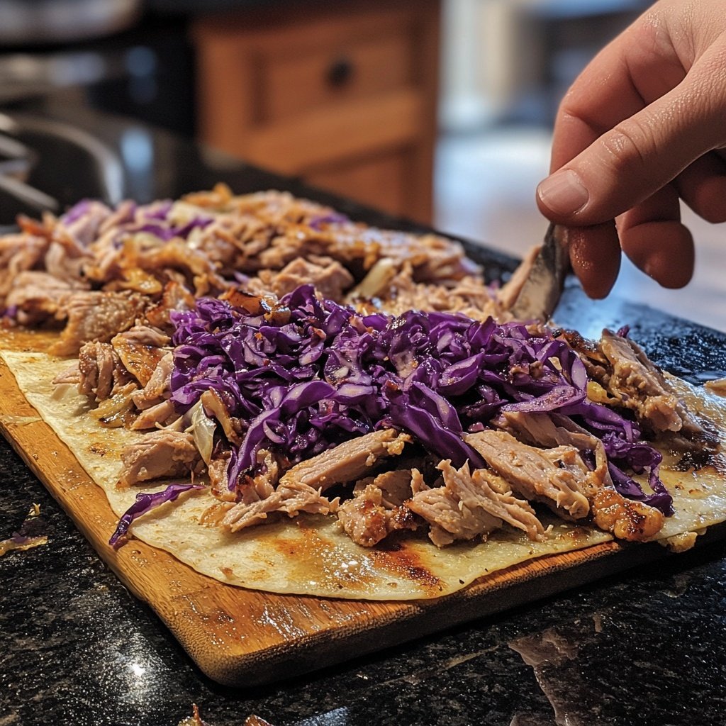 Döner mit Rotkohl