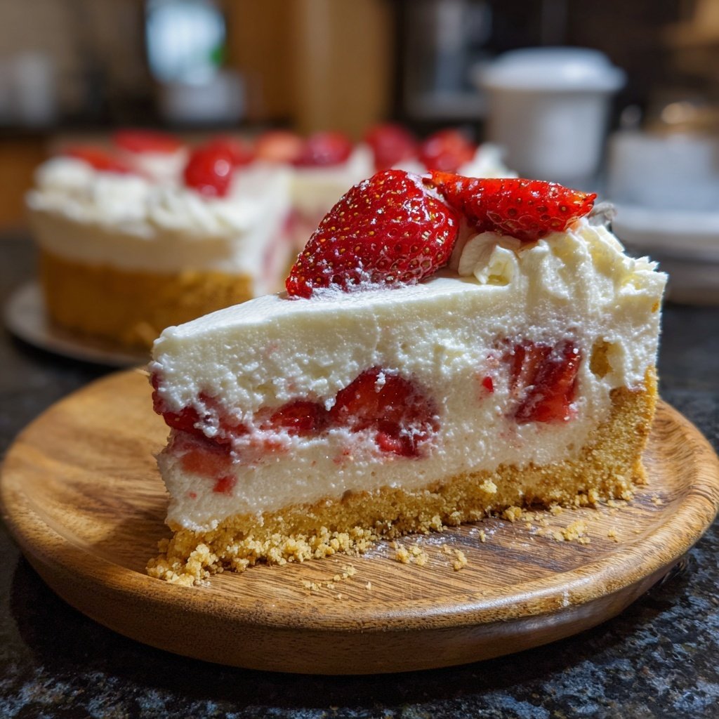 Erdbeer Joghurt Torte Mit Biskuit