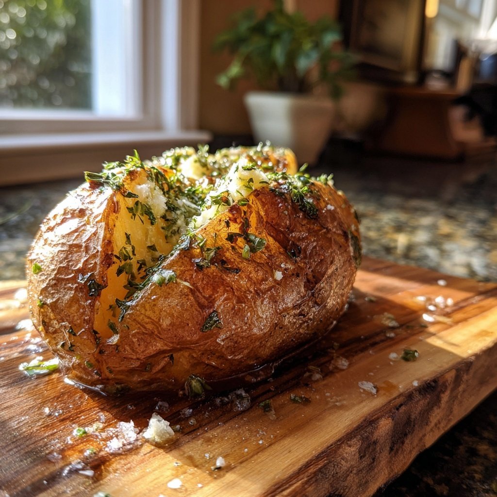 Ofen Kartoffeln Mit Kräuterbutter
