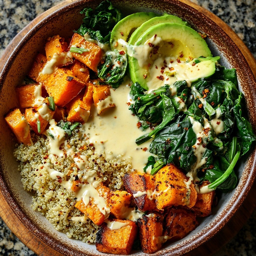 Buddha Bowl mit Süßkartoffeln
