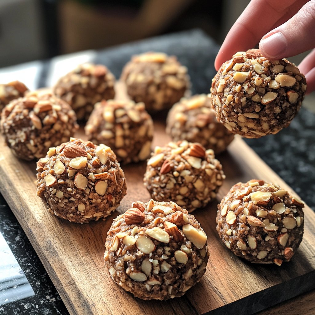Protein Bällchen mit Nüssen