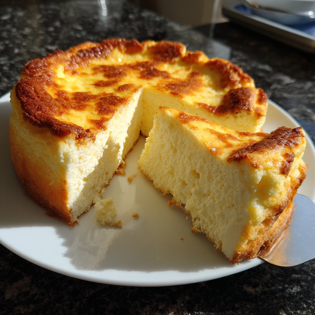 Käsekuchen ohne Boden