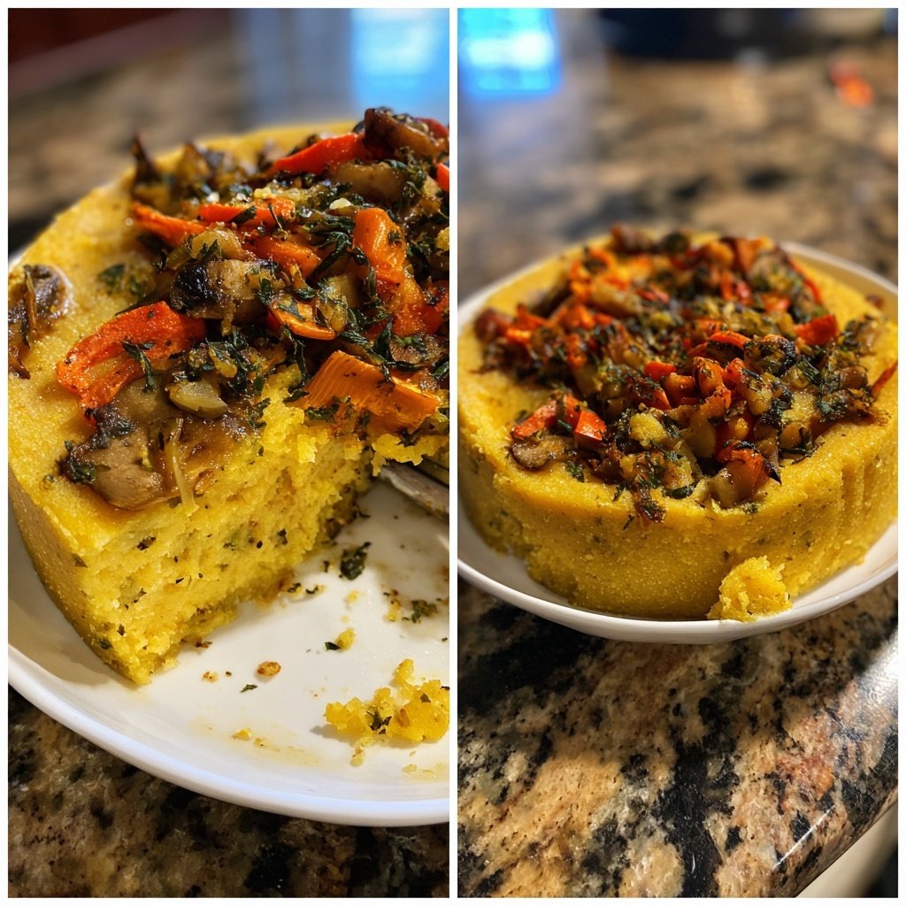 Polenta mit Ofengemüse