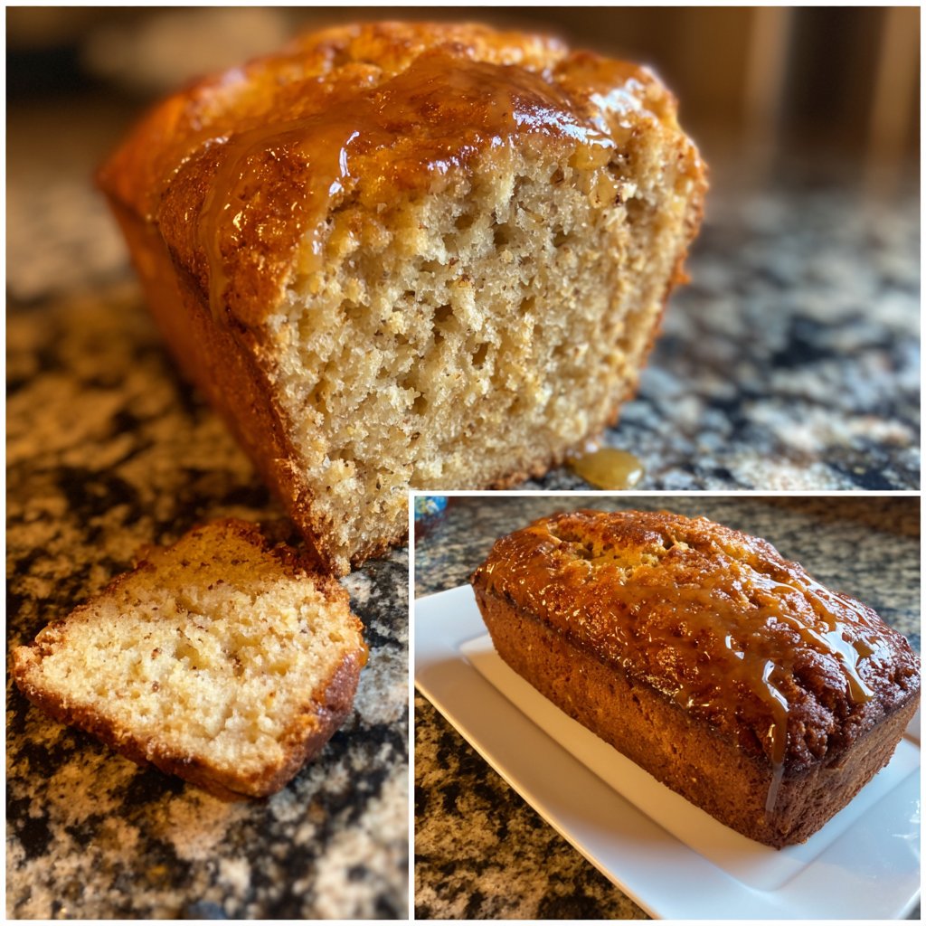 Bananenbrot mit Zimt und Honig