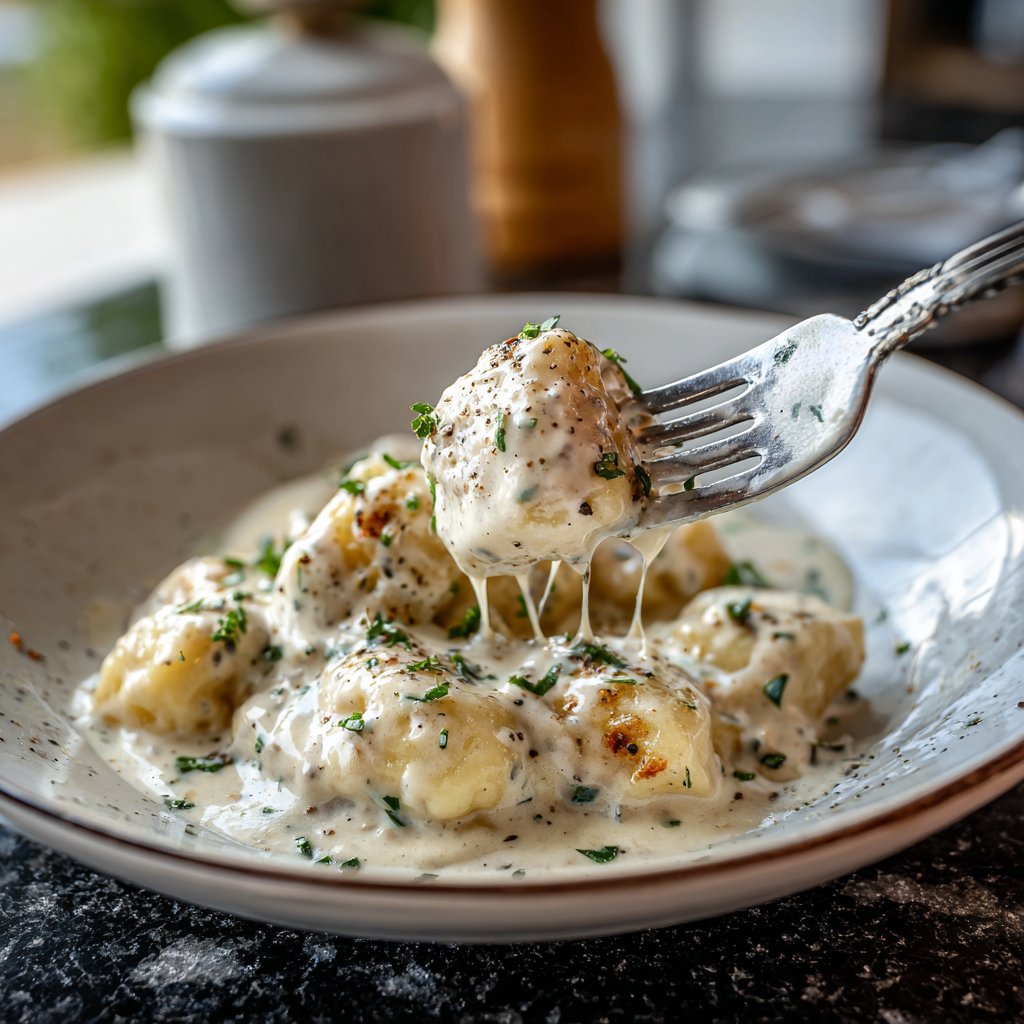 Gnocchi mit Trüffelcreme für Paare