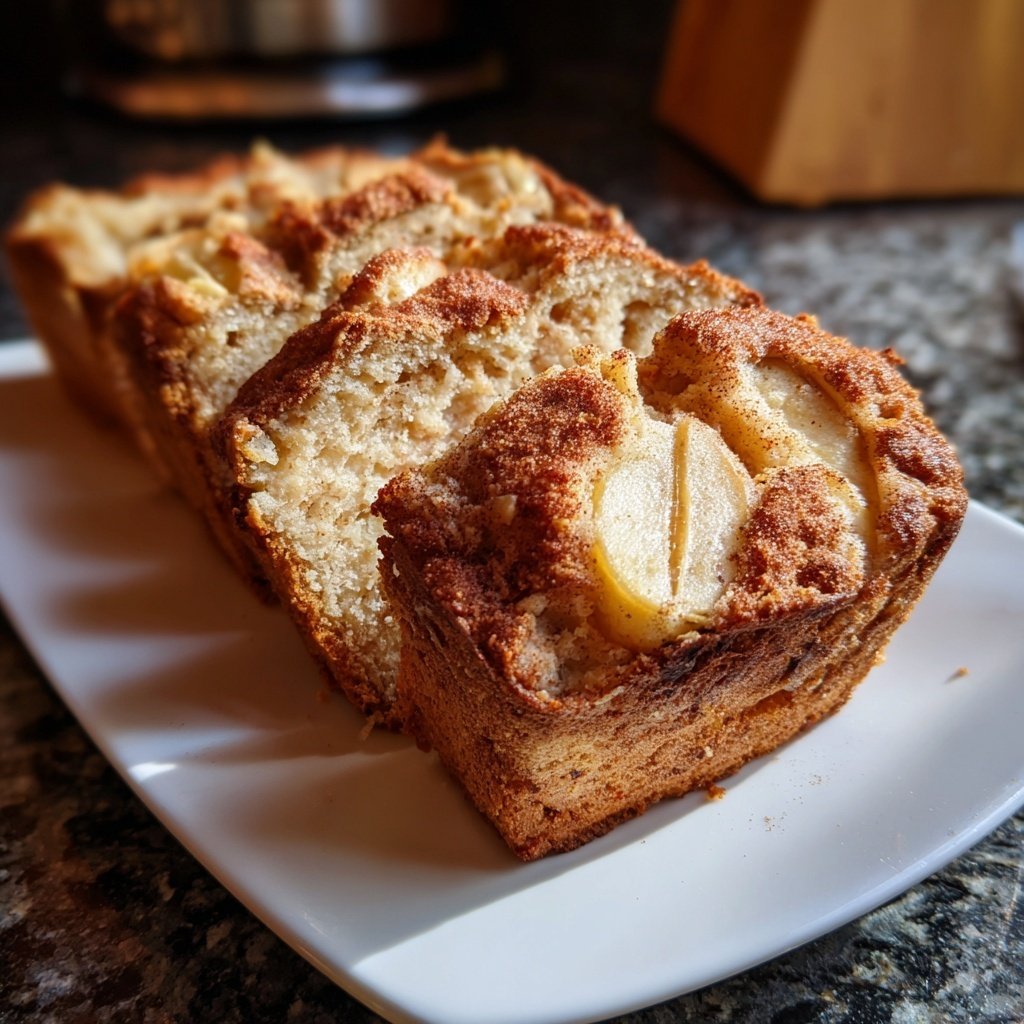 Bananenbrot mit Zimt und Apfel