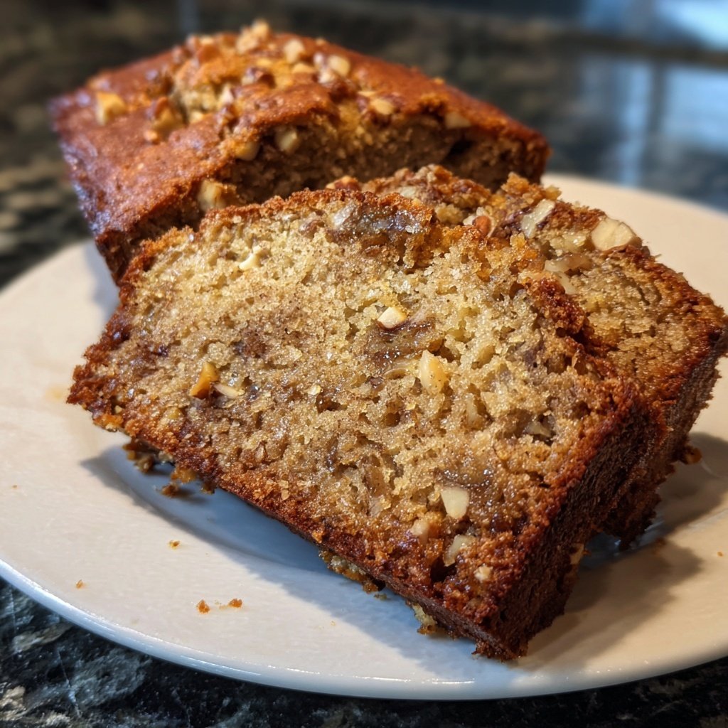 Bananenbrot mit Haselnüssen