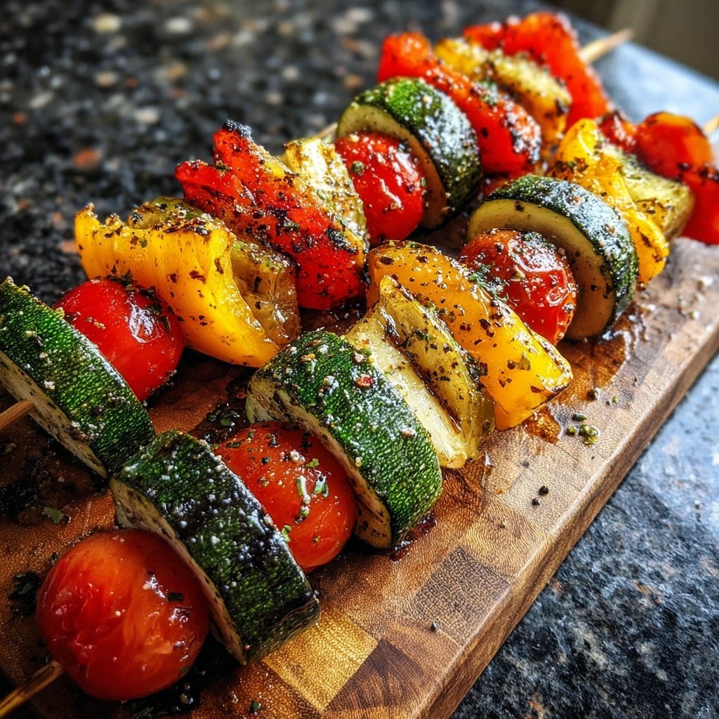 Gegrillte Gemüse Spieße