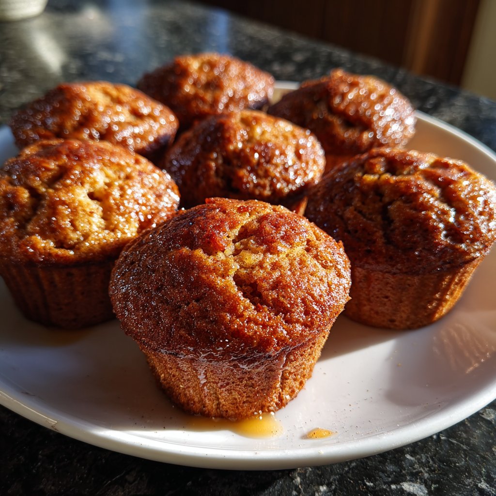 Muffins mit Apfelmus