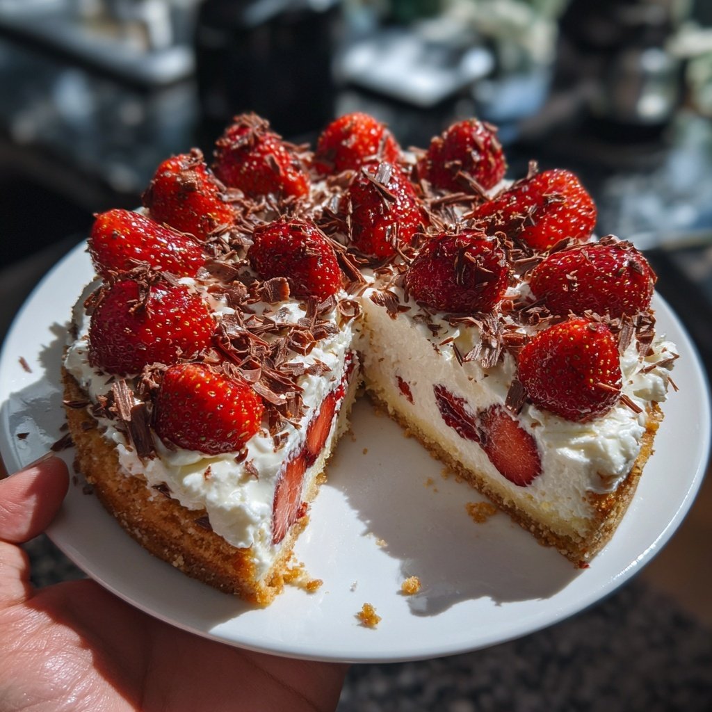 Erdbeerkuchen Mit Quarkcreme