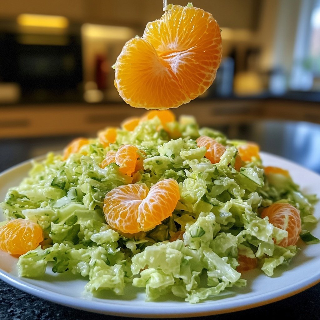Chinakohl-Salat mit Mandarinen