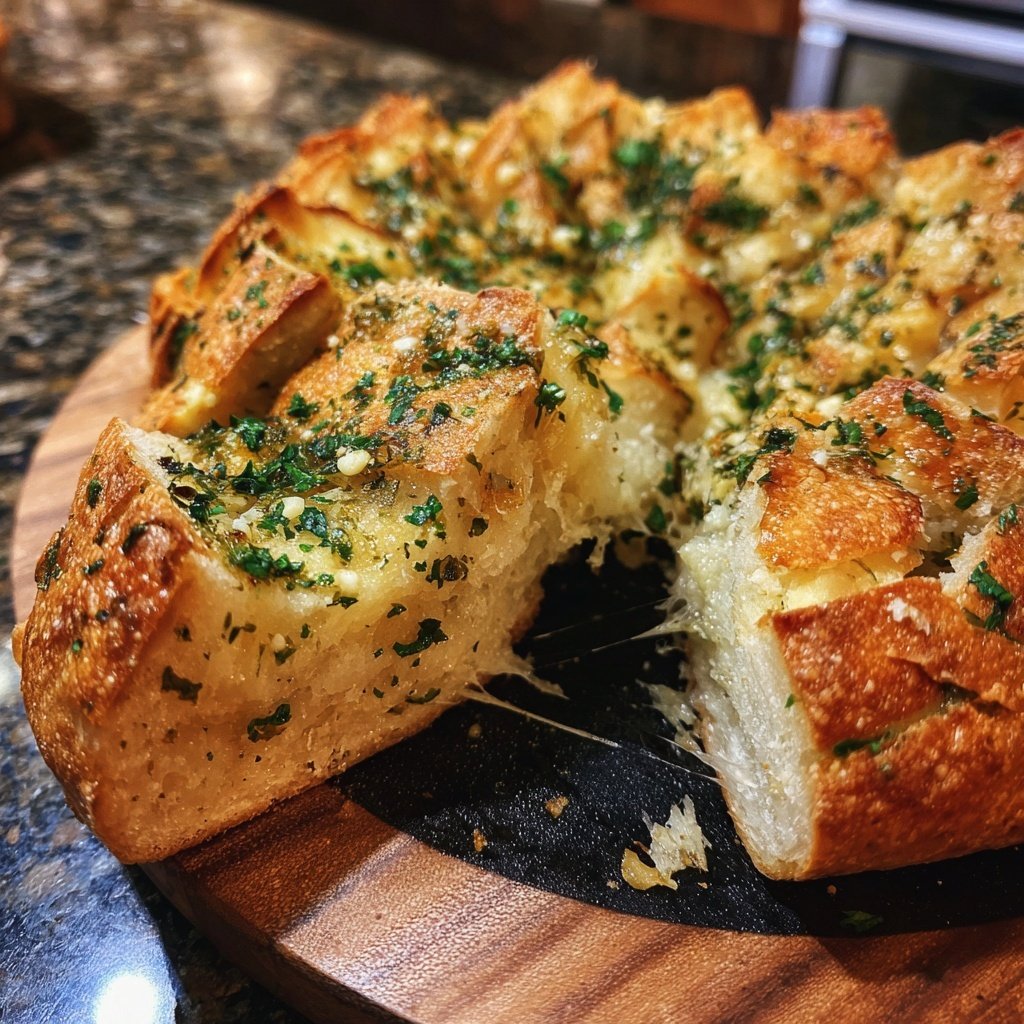 Zupfbrot Mit Knoblauchbutter