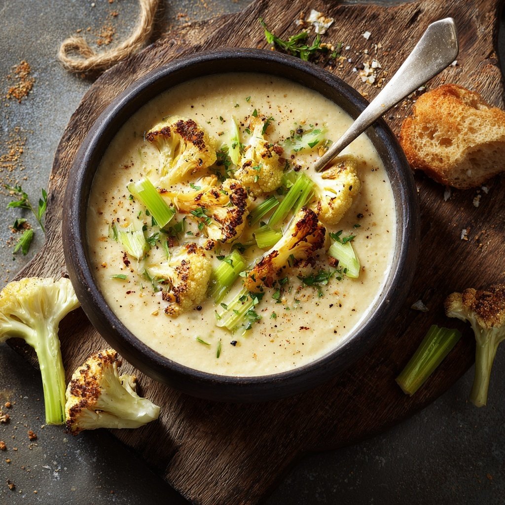 Blumenkohl Suppe Mit Sellerie