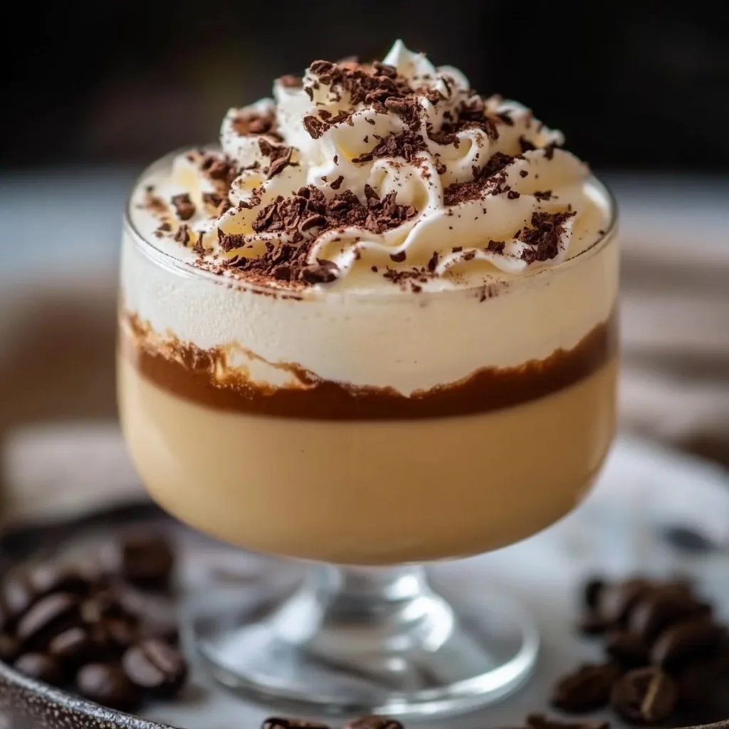 Köstliche Kaffeemousse aus 3 Zutaten