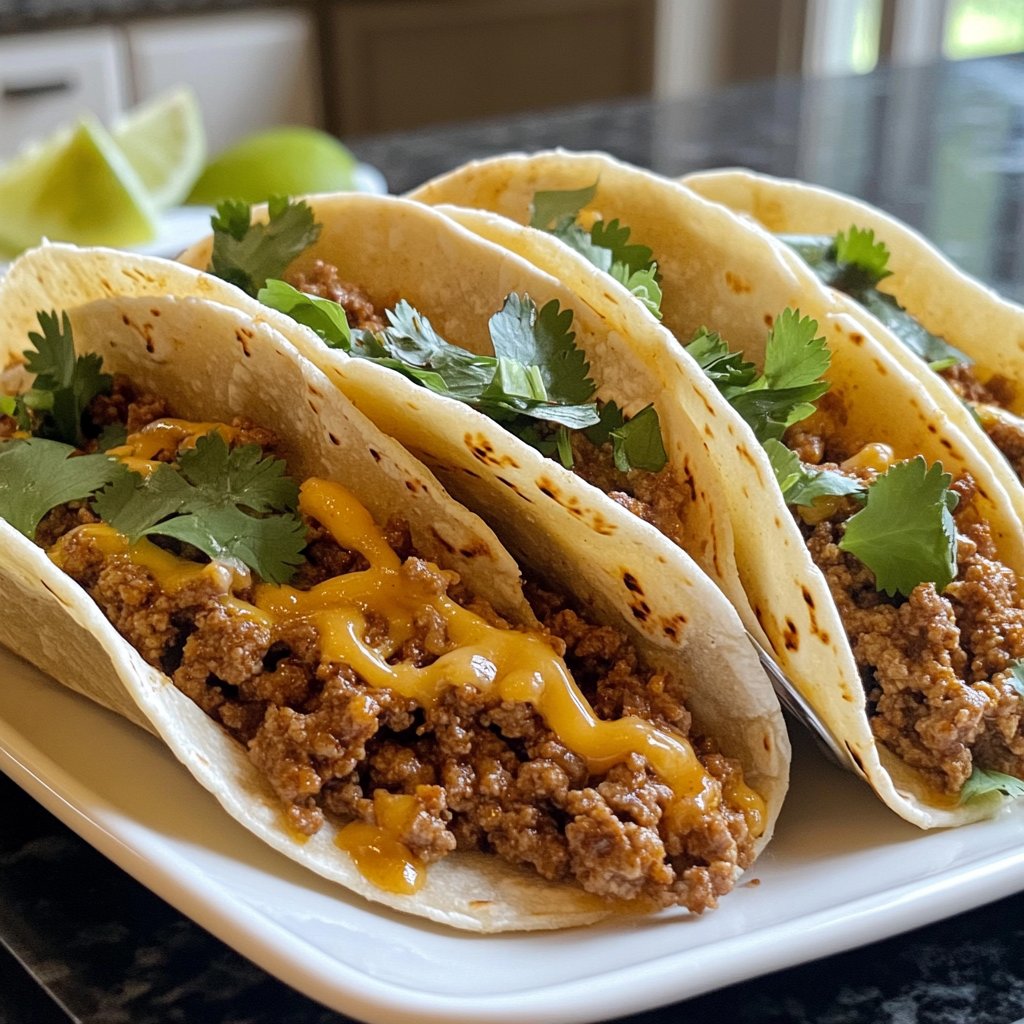 Hackfleisch Tacos Füllung